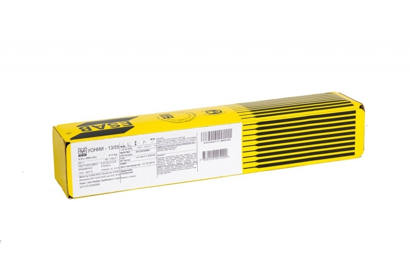 Электроды УОНИ 13/55 3,0мм (4,5кг/уп) ESAB, кг							