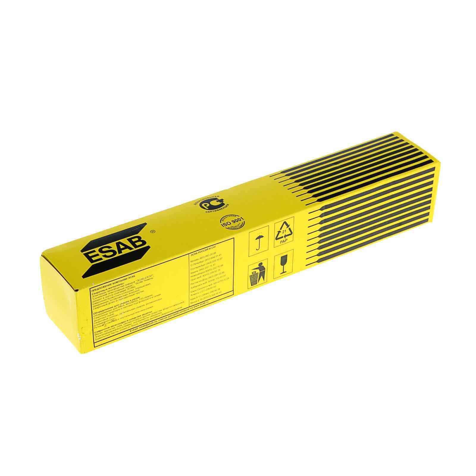 Электроды ОК 46.00 3,0мм (5,3кг/уп) ESAB, кг							